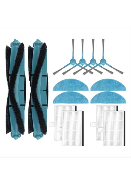 Ana Yan Fırça Hepa Filtre Paspas Pedleri Cecotec Conga 7490 Ölümsüz / 8290 Ölümsüz Serisi Vakum Süpürge Aksesuarları (Yurt Dışından)