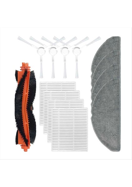 Xiaomi Mijia C103/E10/B112 Süpürücü Temizleyicisi Için Ana Yan Fırça Filtresi Mop Rags Aksesuarları (Yurt Dışından) modelleri