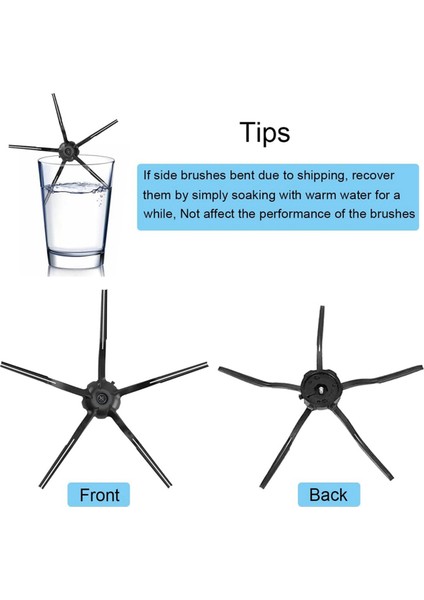 Roborock S7 S7 S6 Maxv S6 S6 Saf E4 S4 Max S4 S5 Max S5 Robot Vakum Süpürge Parçaları Için Silikon Yan Fırça (Yurt Dışından) fiyatları