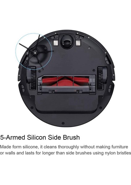 Roborock S7 S7 S6 Maxv S6 S6 Saf E4 S4 Max S4 S5 Max S5 Robot Vakum Süpürge Parçaları Için Silikon Yan Fırça (Yurt Dışından) fırsatları