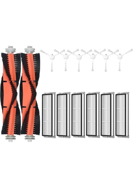 Xiaomi Mijia Için Omni 1s B101CN B116 Aksesorlar Ana Yan Fırça Hepa Filtre Robot Vakum Süpürge Yedek Parçaları (Yurt Dışından)