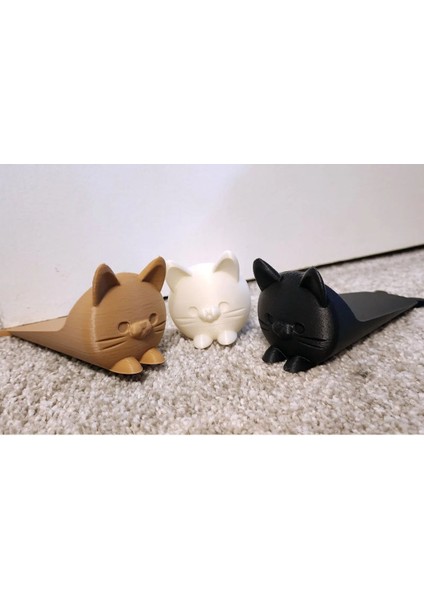 1 Adet Kedi Şeklinde Kapı Stopper, Kapı Durdurucu, Kedili Kapı Altı Durdurucu