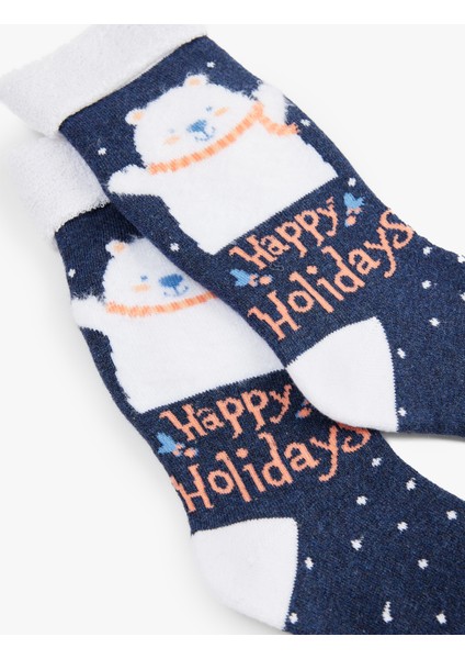 Havlu Soket Yılbaşı Çorabı modelleri