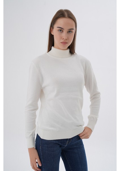 Kadın %100 Organik Pamuk Kısa Balıkçı Yaka Triko Kazak Örme Bluz K-6103 modelleri