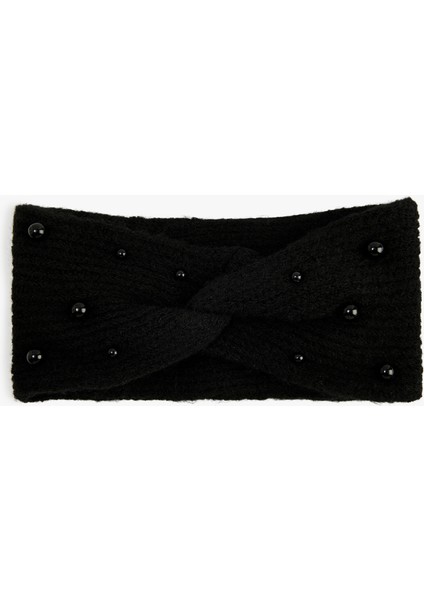Boncuk Detaylı Saç Bandı