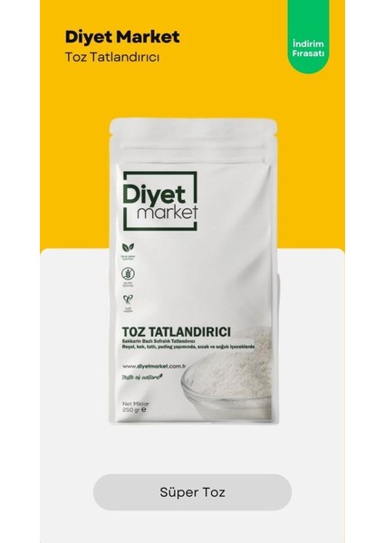 Toz Tatlandırıcı 250GR
