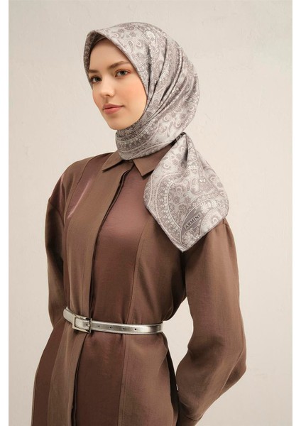 Etnik Desenli Saf Ipek Sura Eşarp 9304D 02 fiyatları