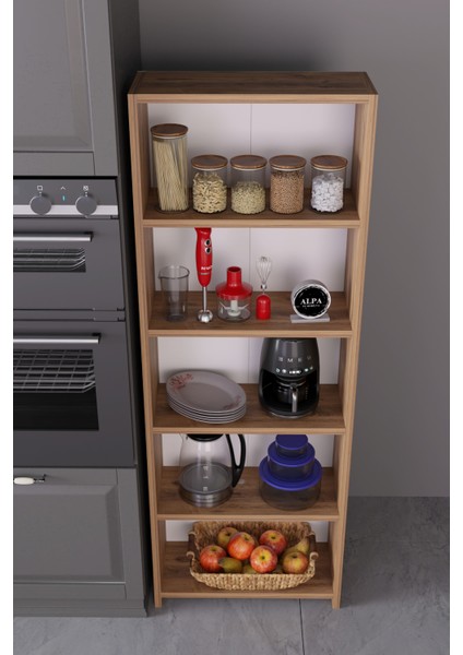Mutfak Kiler Dolabı 5 Raflı 150 cm Çok Amaçlı Saklama ve Düzenleyici Raf fırsatları