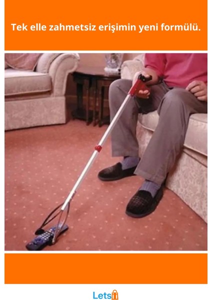 Katlanabilir Alüminyum Uzanma Maşası Ergonomik Tasarım fiyatları