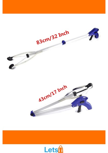 Katlanabilir Alüminyum Uzanma Maşası Ergonomik Tasarım fırsatları