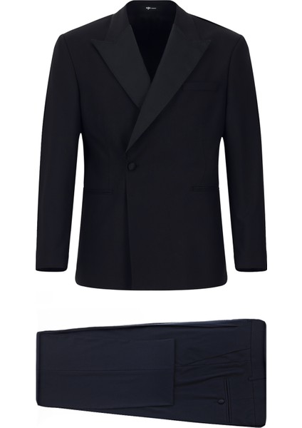 Oversize Ekstra Rahat Kalıp Sivri Yaka Kruvaze Smokin & Damatlık indirimleri