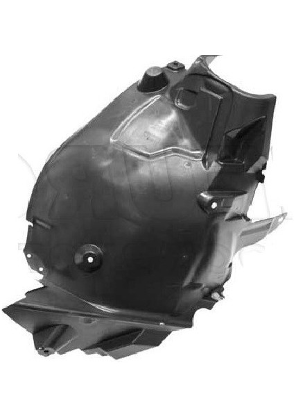 Ön Çamurluk Davlumbazı Arka Sol W204 2007-