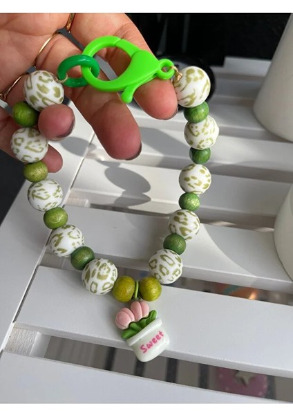 Yeşil Çiçekli Charmı ile Sevimli Köpek Kolyesi / Tasması fiyatları