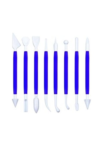 Plastik Modelaj Seti 8'li (18402) Renkli Plastik Aletler ile Sanatsal Çalışmalar İçin fırsatları