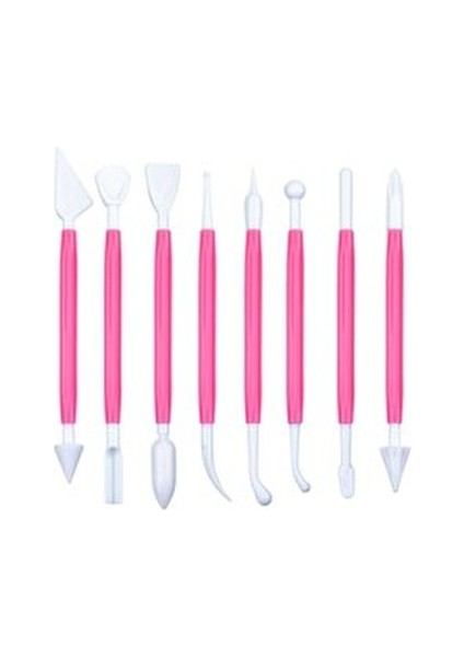 Plastik Modelaj Seti 8'li (18402) Renkli Plastik Aletler ile Sanatsal Çalışmalar İçin indirimleri