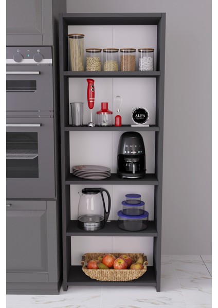 Mutfak Kiler Dolabı 5 Raflı 150 cm Çok Amaçlı Saklama ve Düzenleyici Raf fiyatları