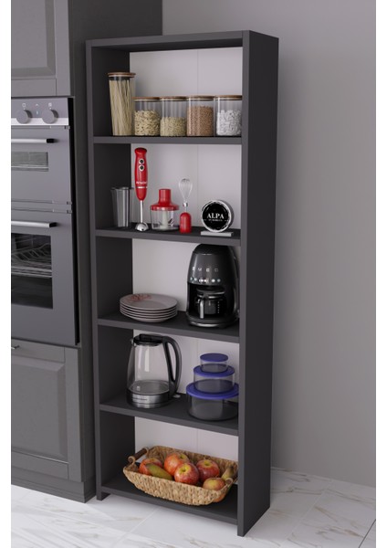 Mutfak Kiler Dolabı 5 Raflı 150 cm Çok Amaçlı Saklama ve Düzenleyici Raf modelleri
