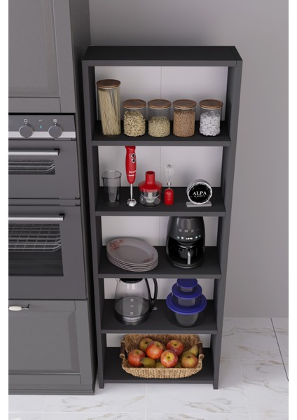 Mutfak Kiler Dolabı 5 Raflı 150 cm Çok Amaçlı Saklama ve Düzenleyici Raf fırsatları