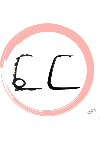 Sis Far Çerçevesi Sağ Iç-Dış Siyah Corolla 2019-