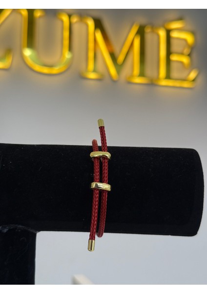 Çelik Plaka Detay Ayarlanabilir Bileklik