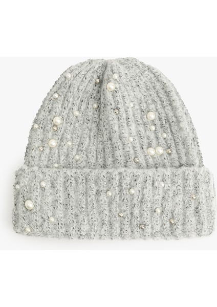 Inci Işlemeli Triko Bere