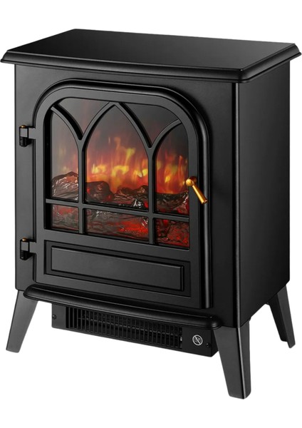 Flamix 1950W Dekoratif Ayaklı Şömine