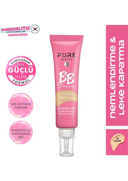 Bb Krem SPF50 Pa++++ Ivory 30 ml
