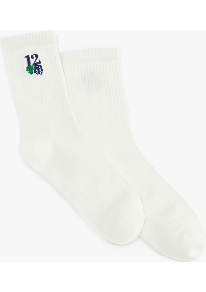 Işlemeli Soket Yılbaşı Çorabı fiyatları