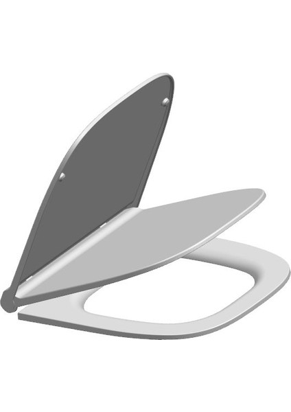 Banyo Qplus Termoplast Klozet Kapak Yavaş Kapanır