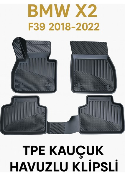 Bmw X2 F39 2018-2022 Uyumlu 3D Oto Paspas Premium indirimleri