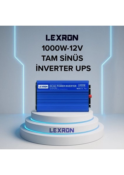 - Inges 1000 Watt Tam Sinüs Ups Inverter - 12 Volt Invertör - 220 Volt Çevirici Karavan