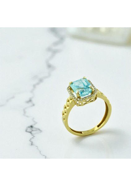 14 Ayar Altın Renkli Yüzük - 0199719 fiyatları