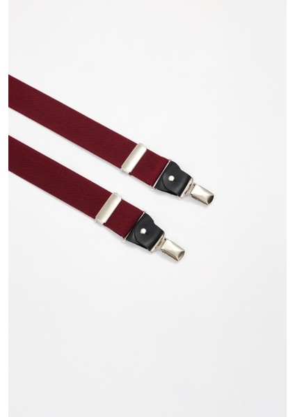 Erkek Bordo Pantolon Askısı