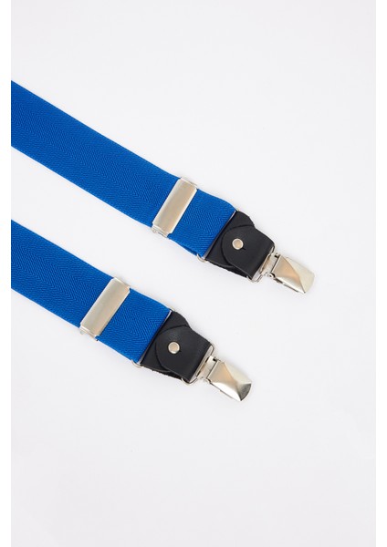 Erkek Sax Mavi Pantolon Askısı