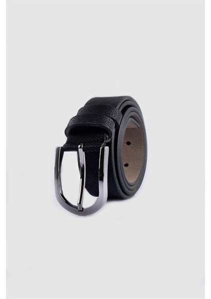 Erkek 3,5 Cm Klasik Haki Kemer