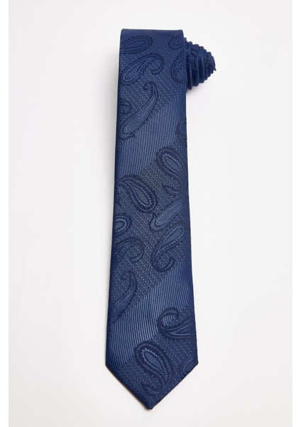 Desenli Klasik Cep Mendilli Erkek Kravat