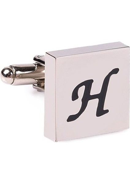 H Harfli Tekli Erkek Kol Düğmesi