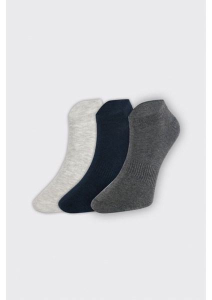 3'lü Desenli Spor Çorap