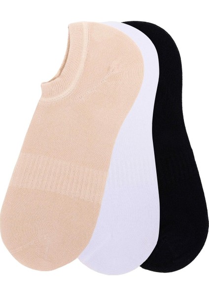 3'lü Desenli Patik Erkek Çorap