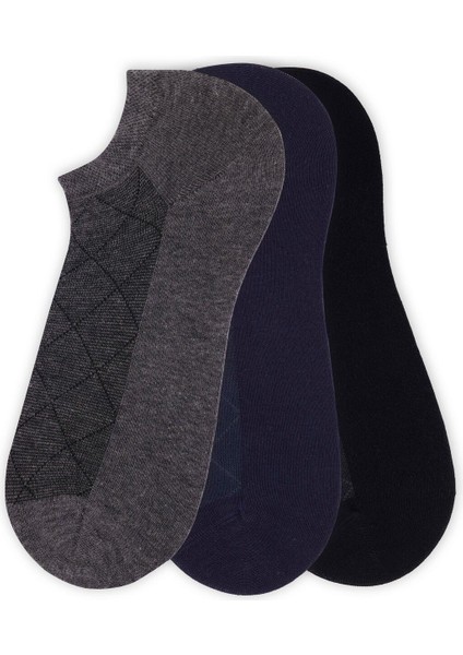 3'lü Desenli Spor Çorap