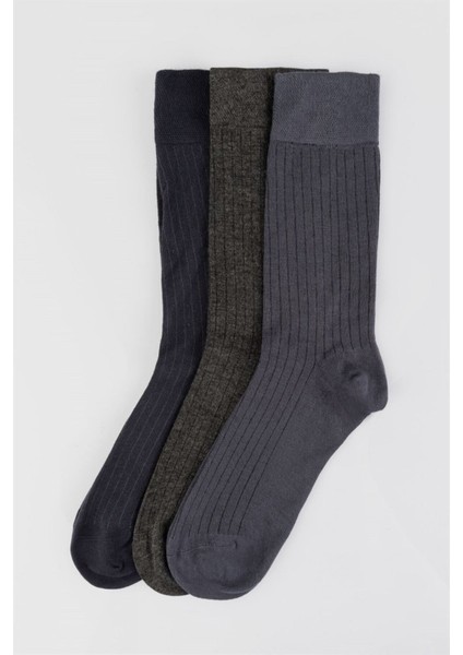 3'lü Klasik Erkek Çorap