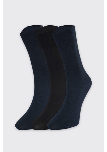 3'lü Düz Erkek Çorap