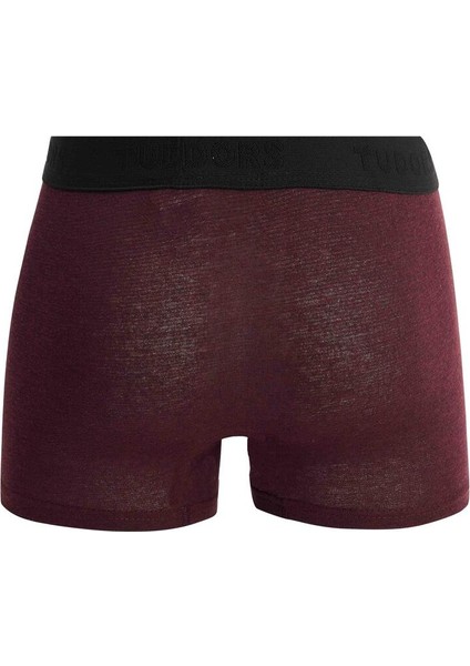 Erkek 5'li Pamuklu Likralı Esnek Kumaş Boxer