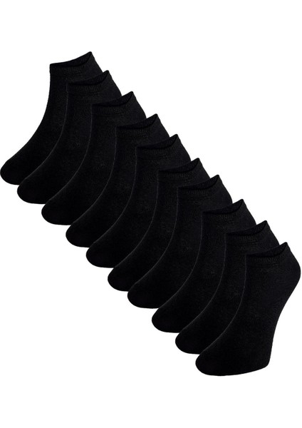 10'lu Siyah Patik Erkek Çorap