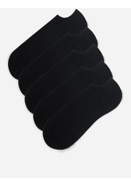 5'li Siyah Patik Erkek Çorap
