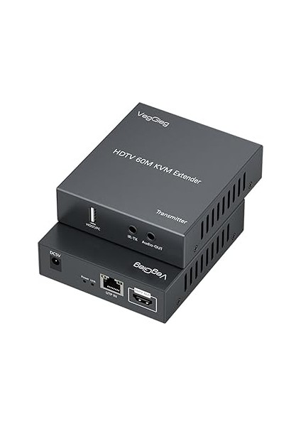 Veggieg 1080P Full Hd 60Hz HDMI Kvm Extender 60 Metre CAT5E/6 HDMI Menzil Genişletici Uzatıcı