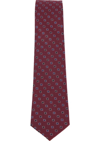 Desenli Klasik Cep Mendilli Erkek Kravat