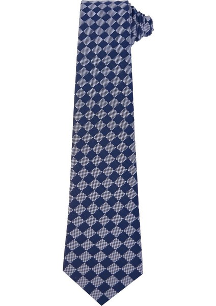 Desenli Klasik Cep Mendilli Erkek Kravat