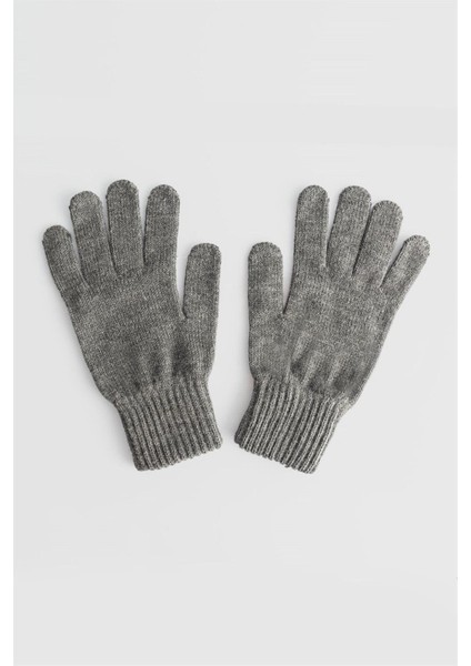 Kışlık Yün Füme Erkek Eldiven