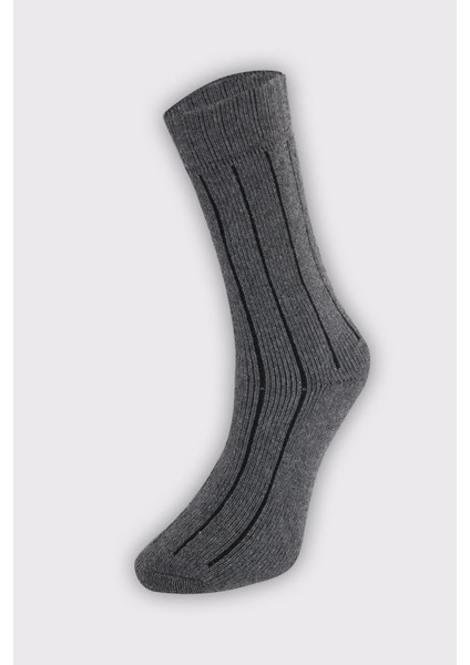 Kışlık Kalın Antrasit Erkek Çorap